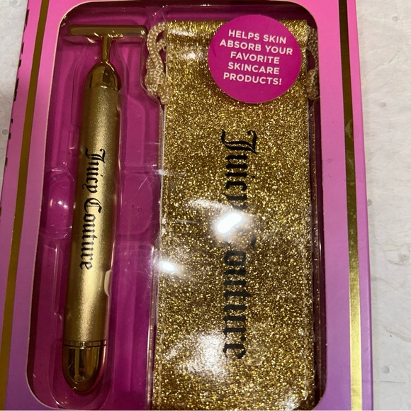 Juicy Couture Other - Juicy Couture Gold Lip Balm & Gloss Set